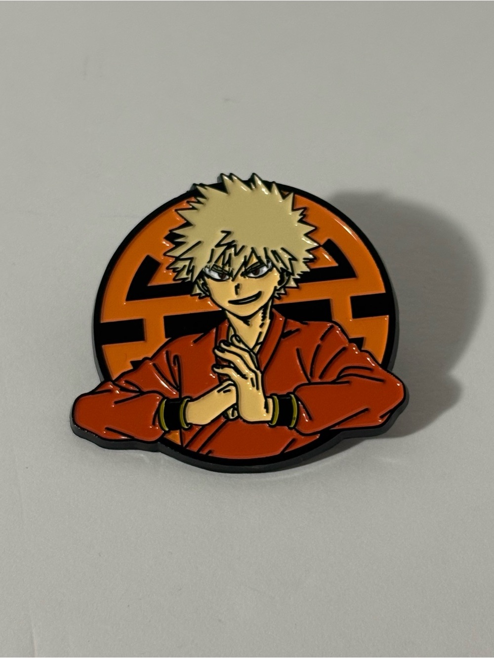My Hero Academia Bakugo Fight Stance Enamel Pin BIOWORLD FUNIMATION